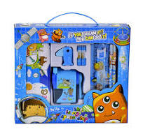 China 12 Pieces Stationery Set with Tin box,Pencil Sharpener ...