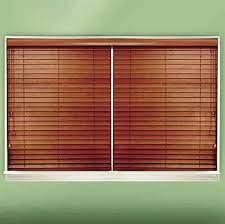 Features premium hardwoods & small slats for french doors, small windows & sidelights. Rustic Lodge Northern Heights Wood Blinds From Bali Shades And Blinds