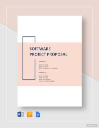 Software Project Proposal Template Word Google Docs Apple Mac Pages Brosur Buku Desain Grafis