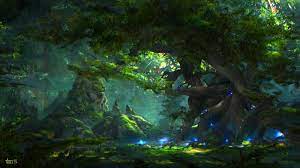 Forest Atec Min Gyu Lee Fantasy Art Landscapes Fantasy Landscape Anime Scenery