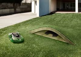 Husqvarna Automower Haus Husqvarna Front Yard Design Modern Garden