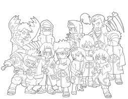 All akatsuki members coloring page. All Akatsuki Members Coloring Page Coloring Home
