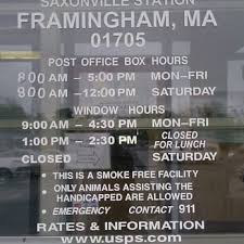 Us Post Office Post Offices 31 Nicholas Rd Framingham Ma Phone Number Yelp