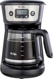 Coffee machine, clean the carafe after each use by filling it with tap water, adding some dish soap, and shaking it around. Mr Coffee 12 Cup Coffee Maker Strong Brew Selector And Reusable Coffee Filter Stainless Steel 2129927 Best Buy