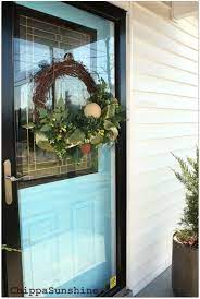 3 Ways To Hang A Wreath On A Storm Door Storm Door Glass Screen Door Wreath On Storm Door