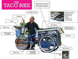 the taco bike biteclub dining restaurants bike food food cart bike