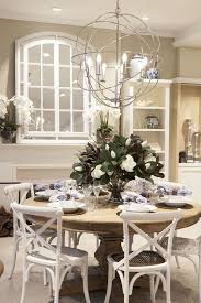 49 Stylish Interior Design To Rock This Year Home Decor Ideas Hamptons Dining Table Round Dining Room Dining Room Table Decor