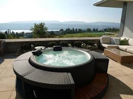 Softub Whirlpools Terrazzo Whirlpool Wirlpool Garten