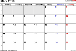 Kalendar ini terdiri daripada dua jenis iaitu dalam bentuk pdf (document) dan jpeg (gambar) yang mana merangkumi cuti sekolah dan cuti sehubungan dengan itu, berikut dikongsikan kalendar kuda 2020 sebagai rujukan semua. Kalender Marz 2019 Als Word Vorlagen