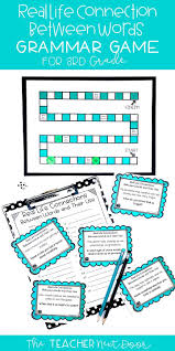 This Real Life Connections Between Words And Their Use Game Will Give Your 3rd Grade Students An Engaging Way To Practice Maki Language Centers Real Life Words