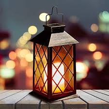 It collects solar energy all day, then turns on automatically at dusk. Solar Garden Candle Lantern Oxyled Flickering Flame Solar Garden Lamps Hanging Lantern Ip44 Waterproof Led Sol Solar Candles Solar Lanterns Solar Garden Lamps