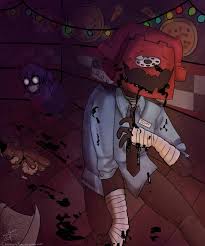 Freak Au By Mindless Kitten Deviantart Com On Deviantart Fnaf Drawings Fnaf Night Guards Fnaf Baby