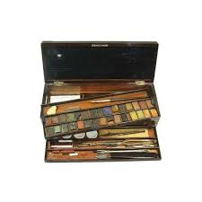 Spicy Brown Chocolat Epice Winsor Newton Watercolour Box C1830 1840 Box Art Antique Art Art Materials