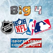 When you are going to create a sports logo, you have to understand that it is not only just an emblem of your club or team. Big 4 Sports Logos Coloring Book Mlb Nba Nfl Nhl Team Logos To Color Unique Birthday Gift Present Idea Amazon De Books U S Sport Fremdsprachige Bucher