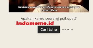 Dan setelah hasil dari ujian ini keluar sobat bisa mengevaluasi diri sendi. Tes Psikopat Google Formulir