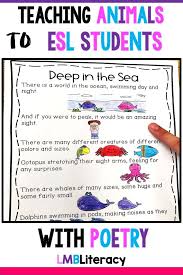 Esl Newcomer Activities Animal Poems With Vocabulary And Visuals In 2020 Newcomer Activities Vocabulary Teaching Writing