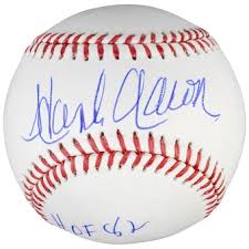The hall of famer passed away on friday morning, cbs46 reported. Hank Aaron Autograph Fanatics