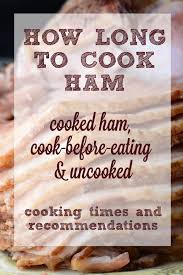 How Long To Cook Ham Recipes That Crock