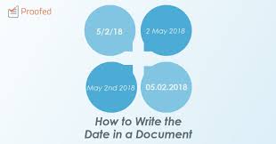 How To Write The Date In A Document Proofed S Writing Tips
