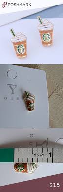 Starbucks Earrings New Starbucks Design Bottle Earrings Gem Drop Earrings