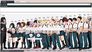 height chart bnha chrome theme themebeta