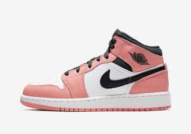 Air Jordan 1 Mid Pink Quartz Is Arriving Soon For Girls In 2020 Air Jordans Pink Jordans Jordan 1 Mid