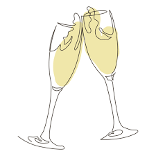 Toasting Champagne Glass Line Drawing Transparent Png Svg Vector File 642 champagne glass toasting icons. toasting champagne glass line drawing