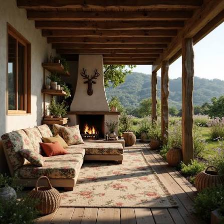 Farmhouse Art Nouveau Style Building Interior Design Ideas