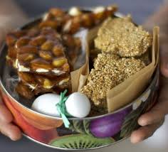 Brittle Made With Jaggery Recipe Peanut Brittle Recipes How Sweet Eats