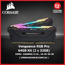 Vengeance lpx memory is designed for. Corsair Vengeance Rgb Pro 64gb 2 X 32gb Ddr4 Dram 3200mhz C16 Memory Kit Cmw64gx4m2e3200c16 Shopee Malaysia