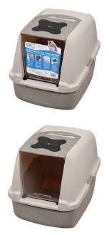Litter Boxes 100411 Catit Hooded Cat Litter Pan Gray Buy It Now Only 26 43 On Ebay Cat Litter Pan Cat Litter Cat Litter Box
