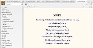 Any Advise On How To Get A Bullet Point Outline For A Book Of The Bible Faithlife Forums