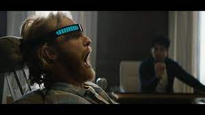 He's got scars from running with the bulls in pamplona. Black Mirror Playtest Framestore