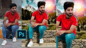 Creative Funky Outdoor Portrait Editing In Photoshop Photoshop Editing Tutorial E Photoshop Editing Tutorials Editing Tutorials Photoshop Portrait Tutorial