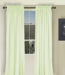 Solid Light Green Colored Window Long Curtain Available In Many Lengths And 3 Rod Pocket Sizes