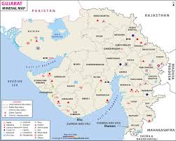 Gujarat Mineral Map Mineral Resources Of Gujarat