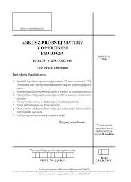 Zaloguj się na stronie www.macmillan.pl/zaloguj ». Matura Probna Z Operonem 2014 2015 Biologia Poziom Rozszerzony Arkusze