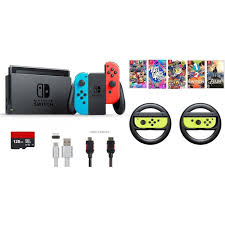 Sandisk 32gb microsdhc micro sd card with microsd to sd adapter & mobilemate reader okay, so i have an sd adapter for my microsd card that i use on my phone, and i used to be able to of course walmart. Nintendo Switch Bundle 10 Items 32gb Console Blue And Red Joy Con 128gb Micro Sd Card Nintendo Joy Con L R Wireless Controllers Yellow 5 Game Discs Type C Cable Hdmi Cable Walmart Com
