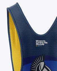 Download Women S Cycling Bib Mockup In Apparel Mockups On Yellow Images Object Mockups