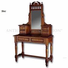 Vintage basil olive makeup vanity chippy farmhouse farmhouse mcm modern boho chic painted furniture. Vanity Dressing Table Antique Reproduction Shop