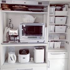 キッチン キッチン収納 パントリー風 セリア ikea などのインテリア実例 2014 06 08 16 24 13 roomclip ルームクリップ 電子レンジ 収納 セリア キッチン 収納 キッチン