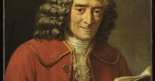 Voltaire lisant l'Année Littéraire de Fréron by Jacques-Augustin-Catherine  Pajou