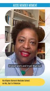 ACCIS member Nia Kilgore (Harvard-Westlake School) reflects