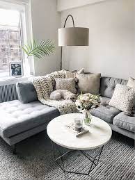 If you want to bring out the gray in your gray couch, then i would use a light purple pain. What Color Coffee Table With Grey Couch Collection Love This West Elm Lamp Roun Grey Couch Living Room Apartment Living Room Design Living Room Decor Apartment