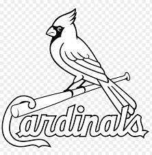 Check out amazing coloringpage artwork on deviantart. Louis Cardinals Logo Black And White St Louis Cardinals Coloring Pages Png Image With Transparent Background Toppng
