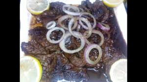 Cut into 2 inches length. How To Cook Pinoy Bistek Filipino Beef Steak Youtube