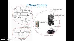 3 wire control circuit applications. Ladder Diagram Basics 3 2 Wire 3 Wire Motor Control Circuit Youtube