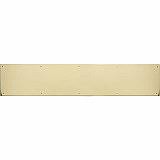 6 x 34 in aluminum door kick plate (satin nickel) $24.99 add to cart. Historic Houseparts Inc Kickplates Thresholds Solid Brass Door Kick Plate 8 X 36