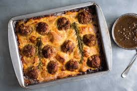 Meatball Toad In The Hole Recipe Recipe British Cooking Nyt Cooking Ottolenghi