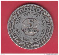 F3724a 5 Francs 1370 1950 Morocco Maroc Marokko Coins Munzen Monnaies Monete En Vente Sur Delcampe Maroc Rabat Maroc Billet Maroc